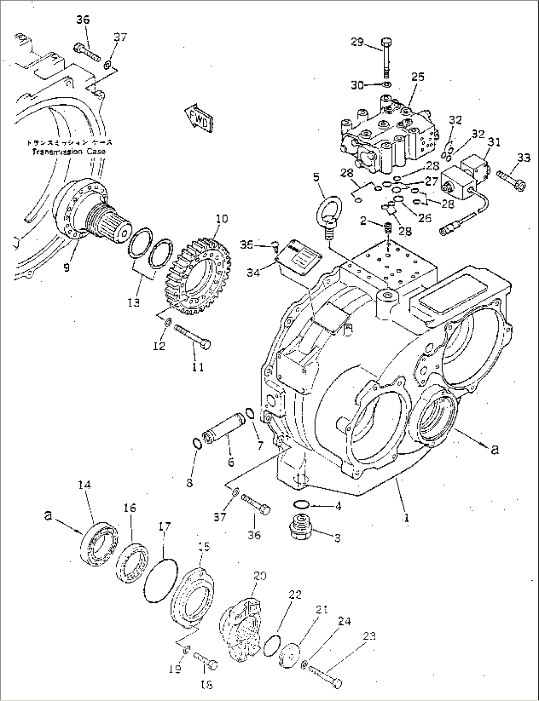 TORQUE CONVERTER HOUSING AND INPUT SHAFT