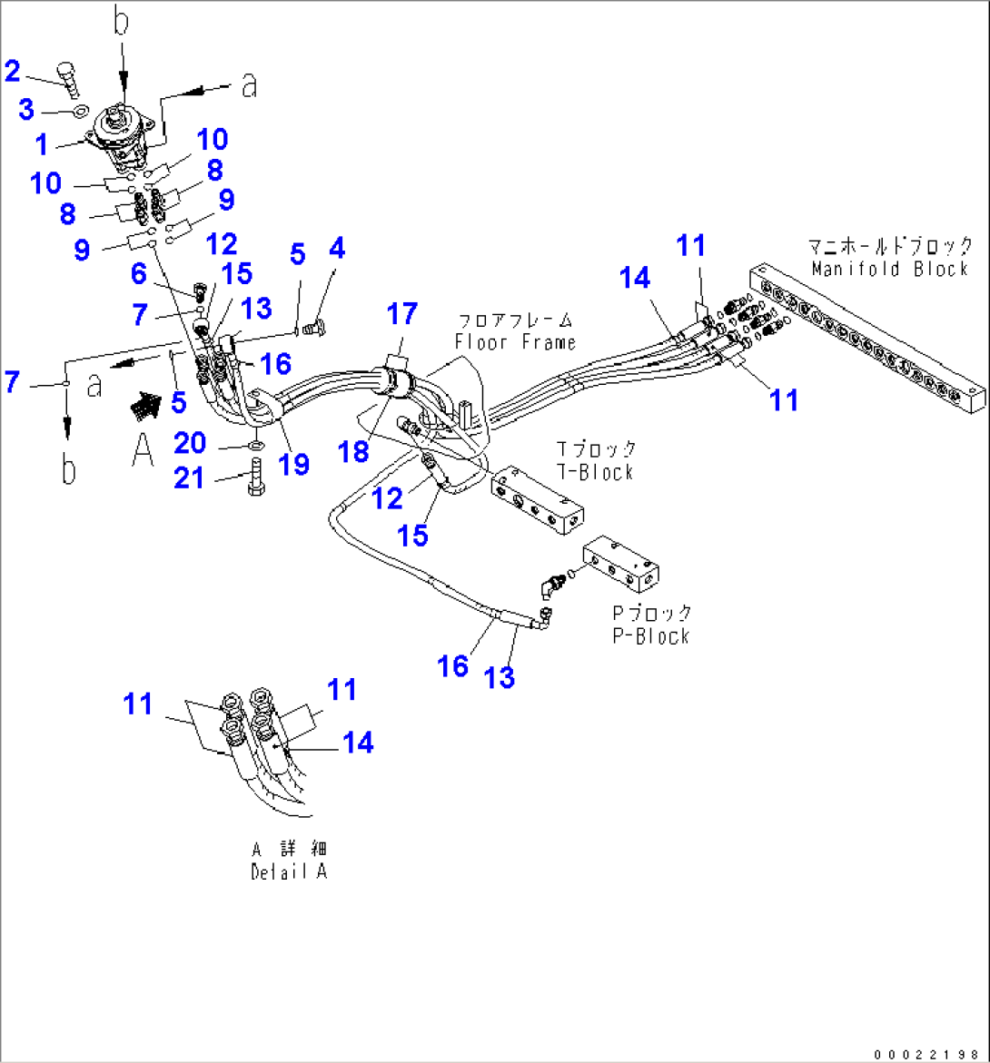 FLOOR (P.P.C. VALVE AND PIPING) (R.H.)