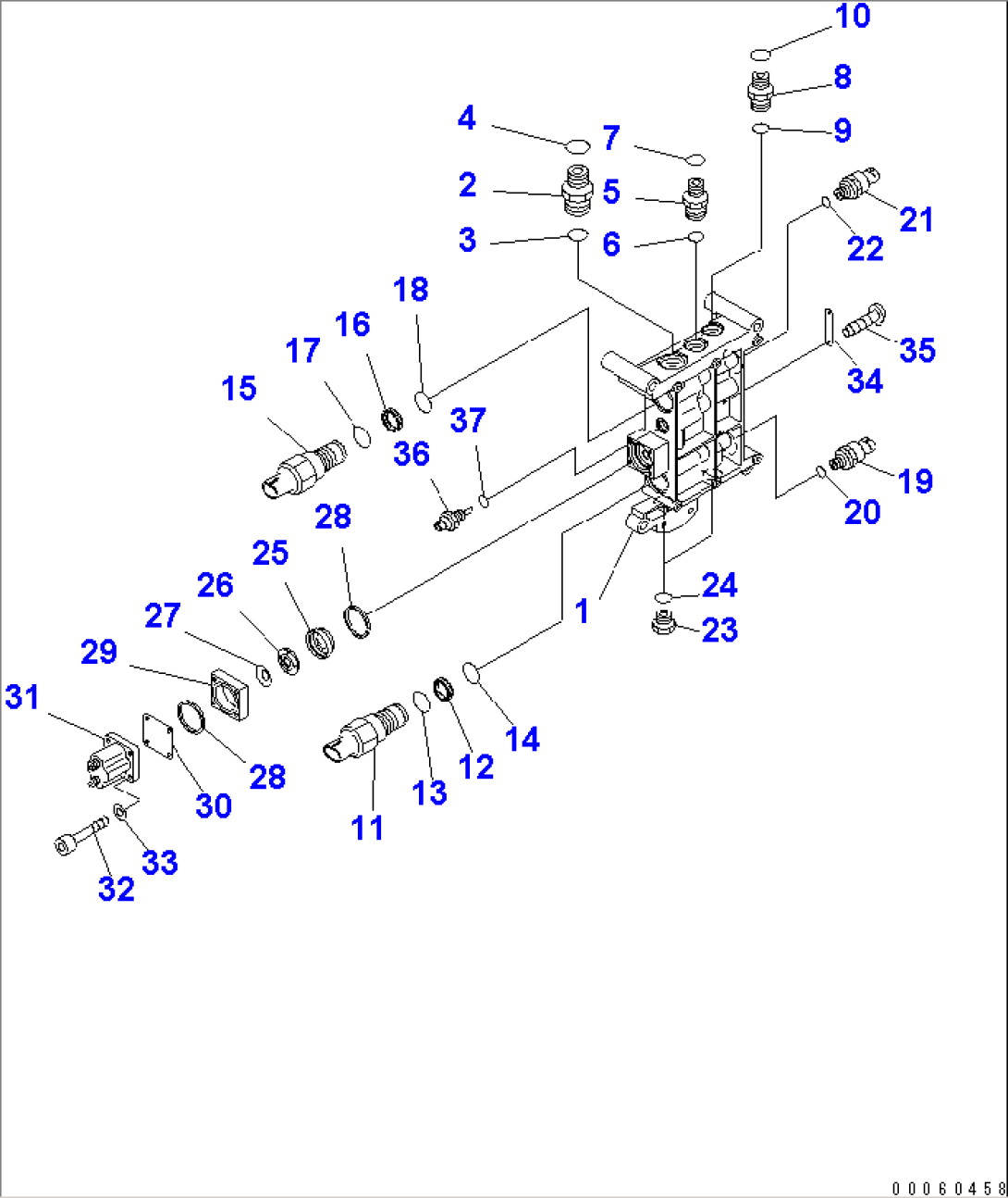 FUEL CONTROL VALVE (INNER PARTS)(#316355-)