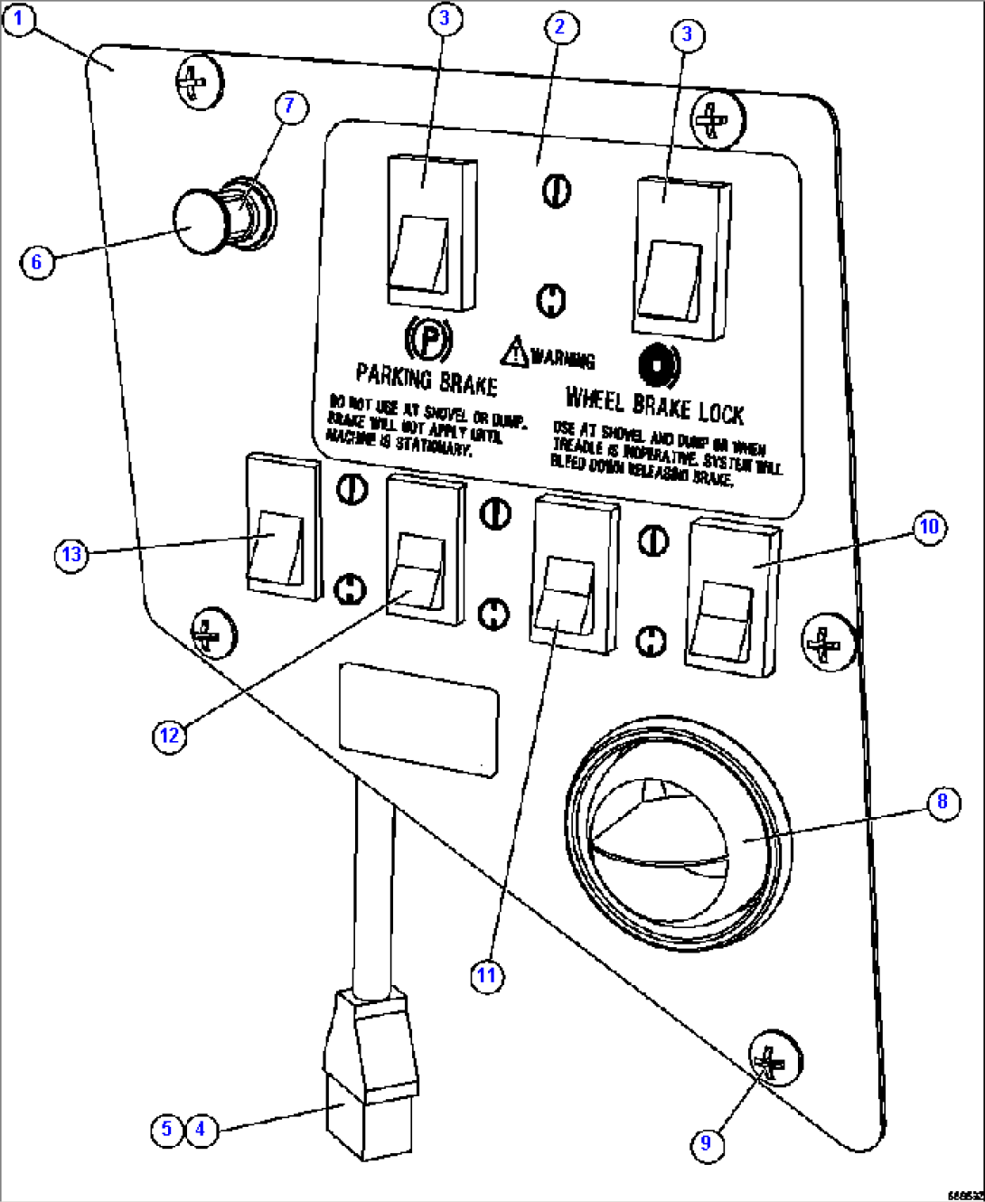UPPER RH DASH MODULE SM5458