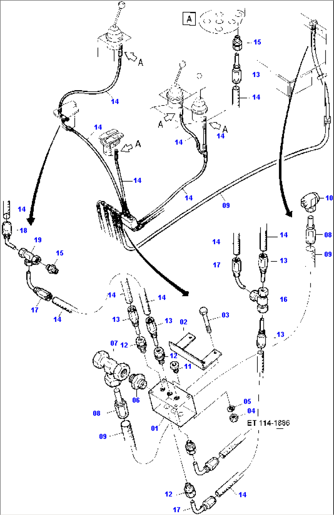 Hydr. Pilot Control, Return Lines