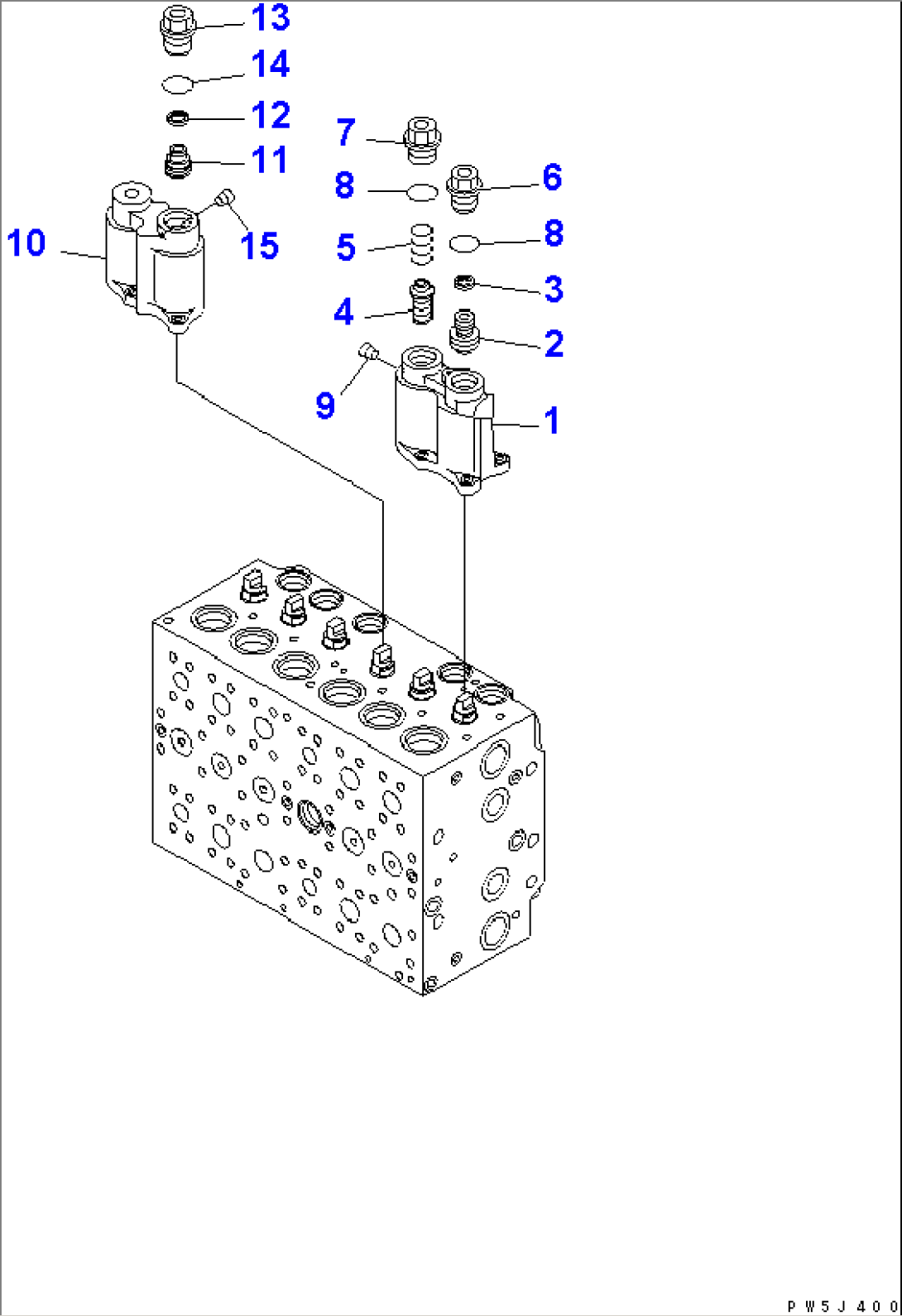 MAIN VALVE (2-ACTUATOR) (3/21)