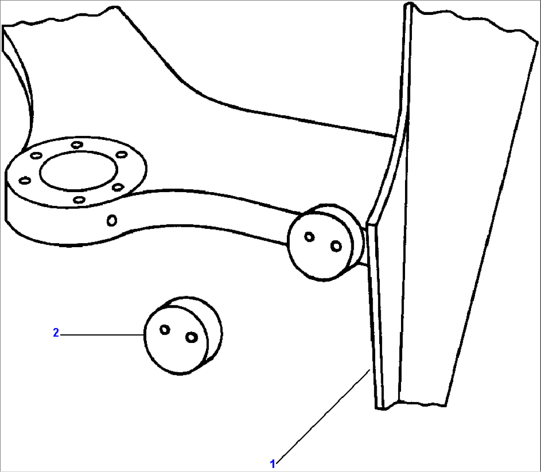 STEERING STOP (USED ON LOGGER ONLY)