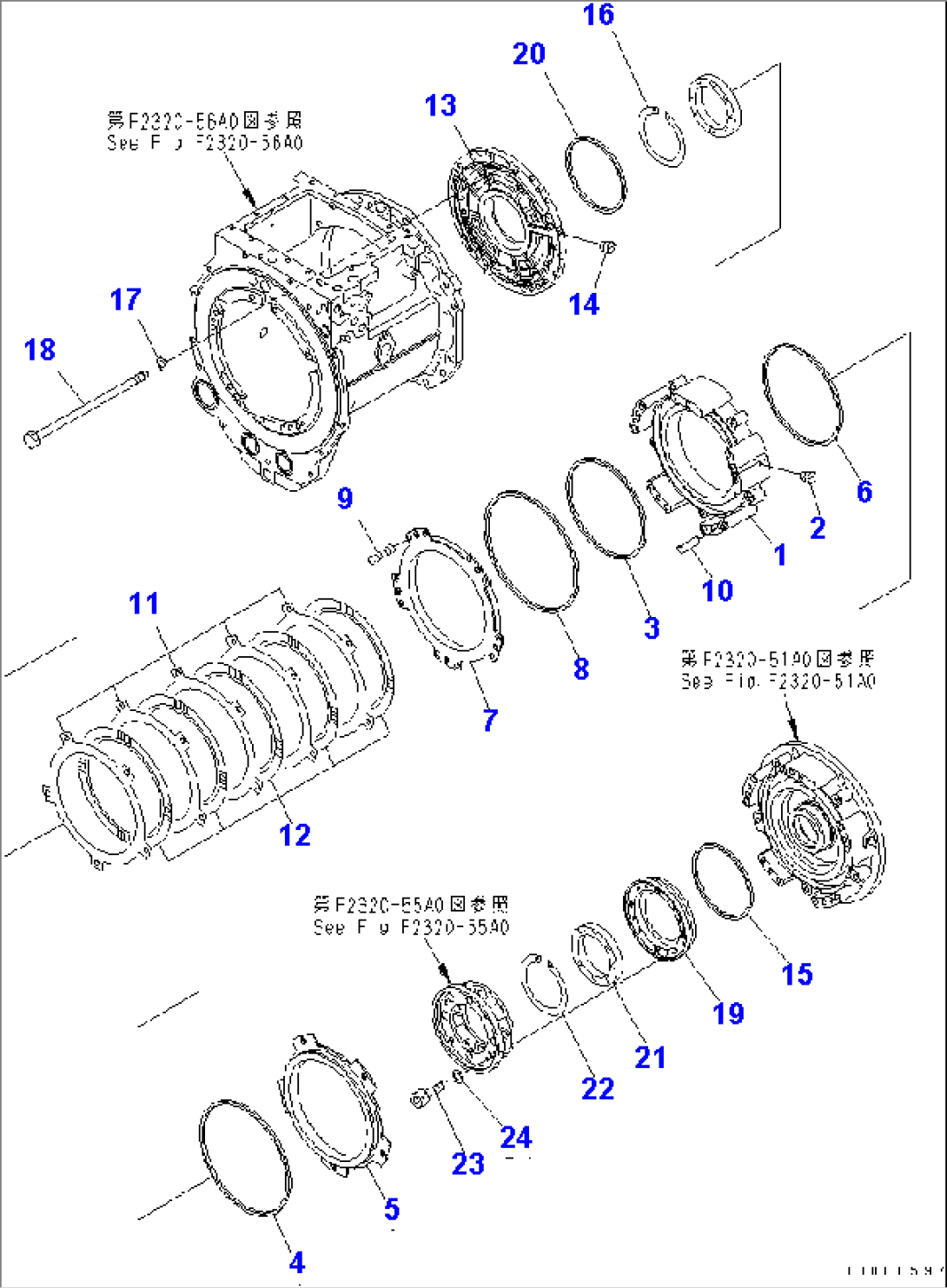 TRANSMISSION (REVERSE HOUSING)(#20001-)