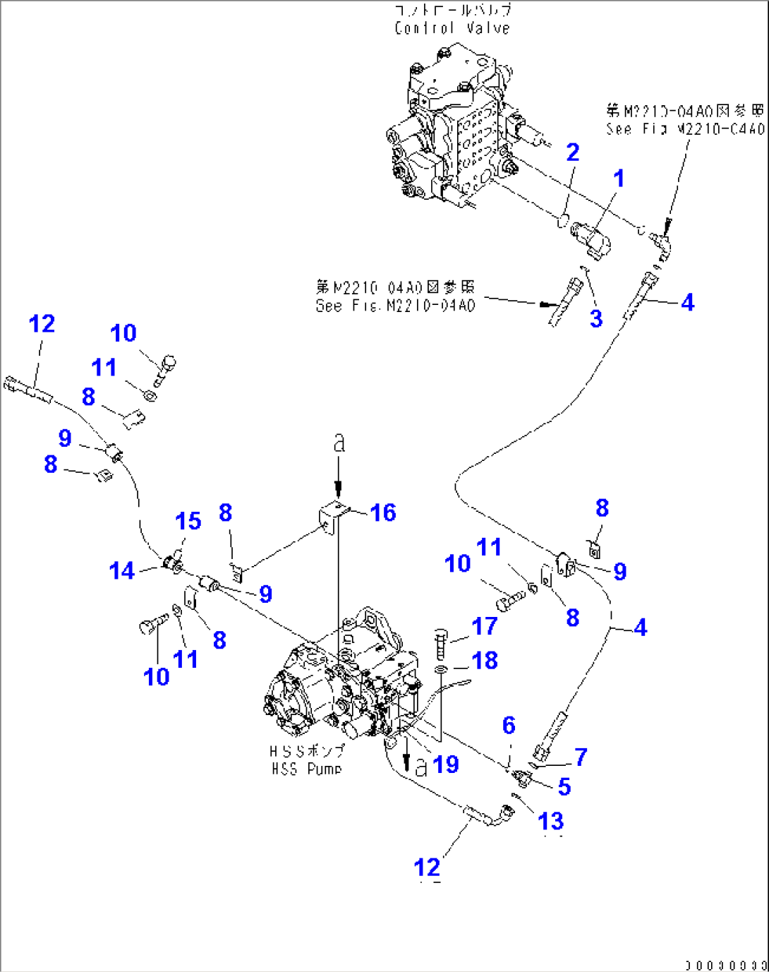 HYDRAULIC PUMP LINE (FILTER RETURN AND LOAD SENSING)