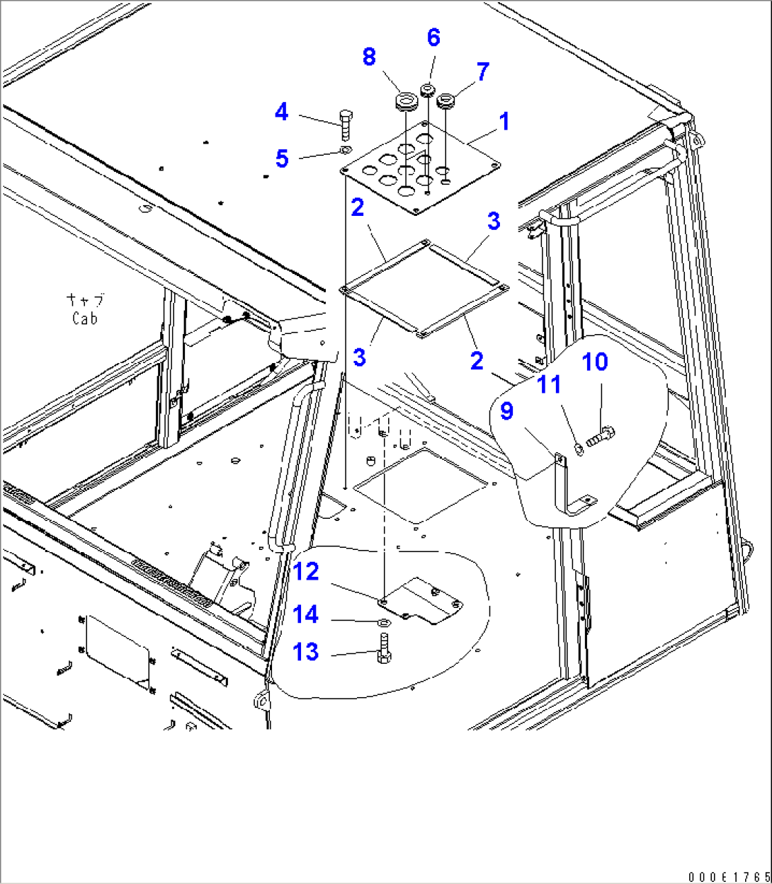 FLOOR (ELECTRIC PARTS)(#2001-)
