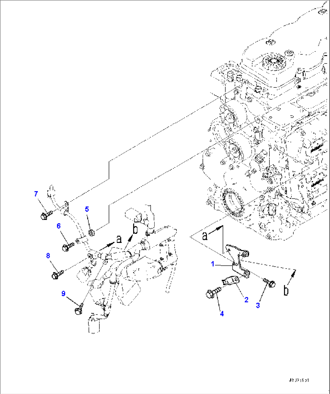 Wiring Harness Bracket (#B60001-)