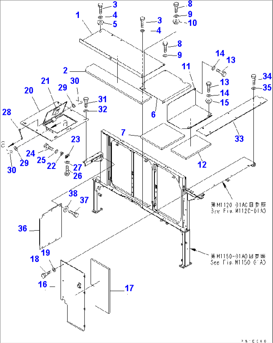 COVER (MACHINE CAB)