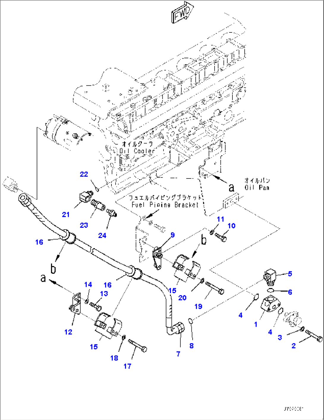 Pre Lubrication Piping, (#502249-505695)