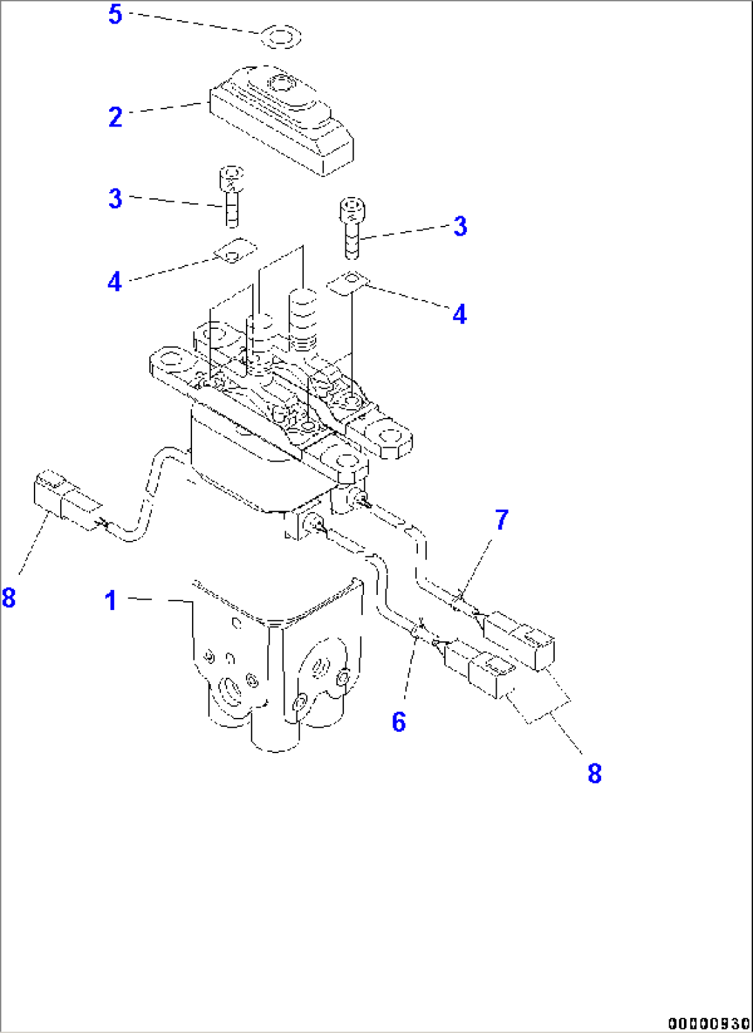 Loader Control Unit, Pilot Valve (#75813-)