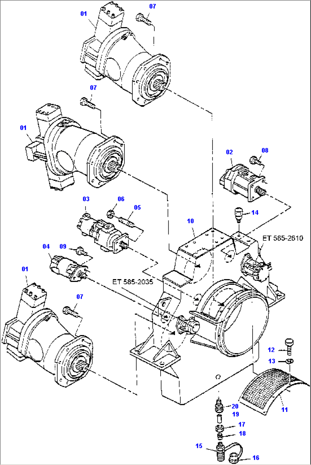 GreasePump Arr. with Pump Distributor Gear