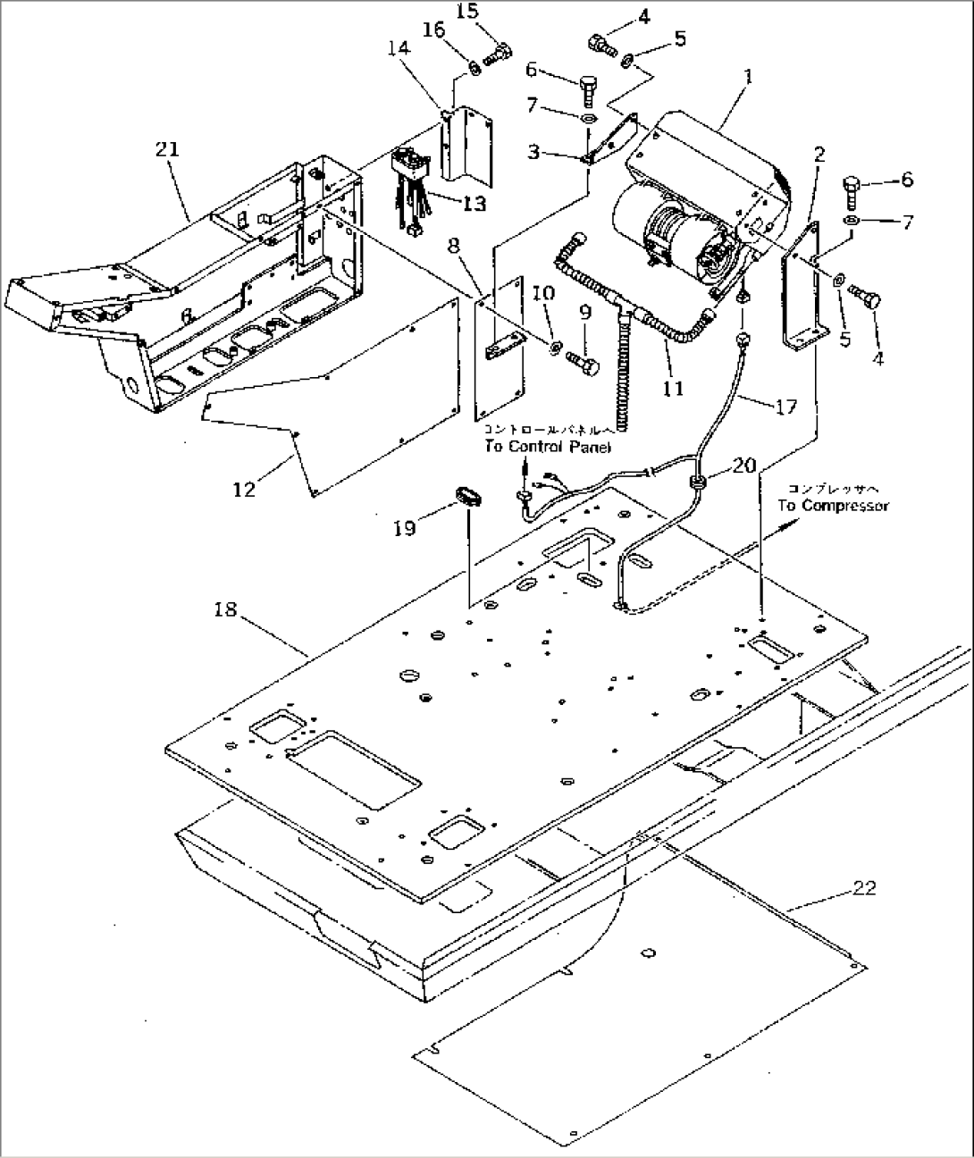 CAR COOLING PIPING (1/2)(#1862-2300)