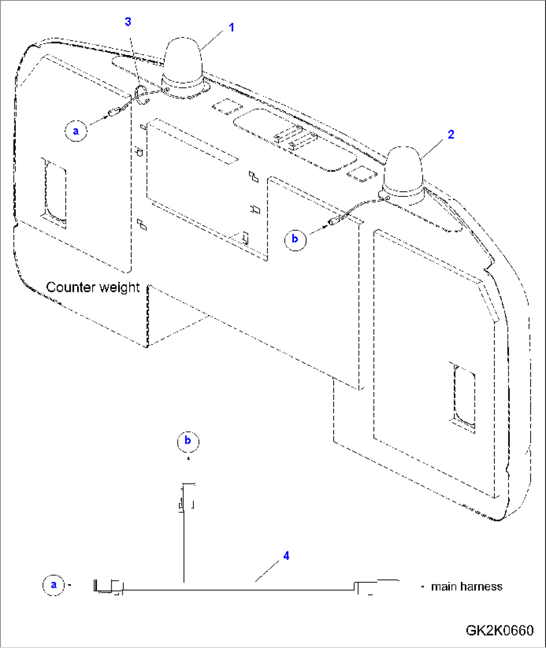 BEACON LAMP (COUNTERWEIGHT)