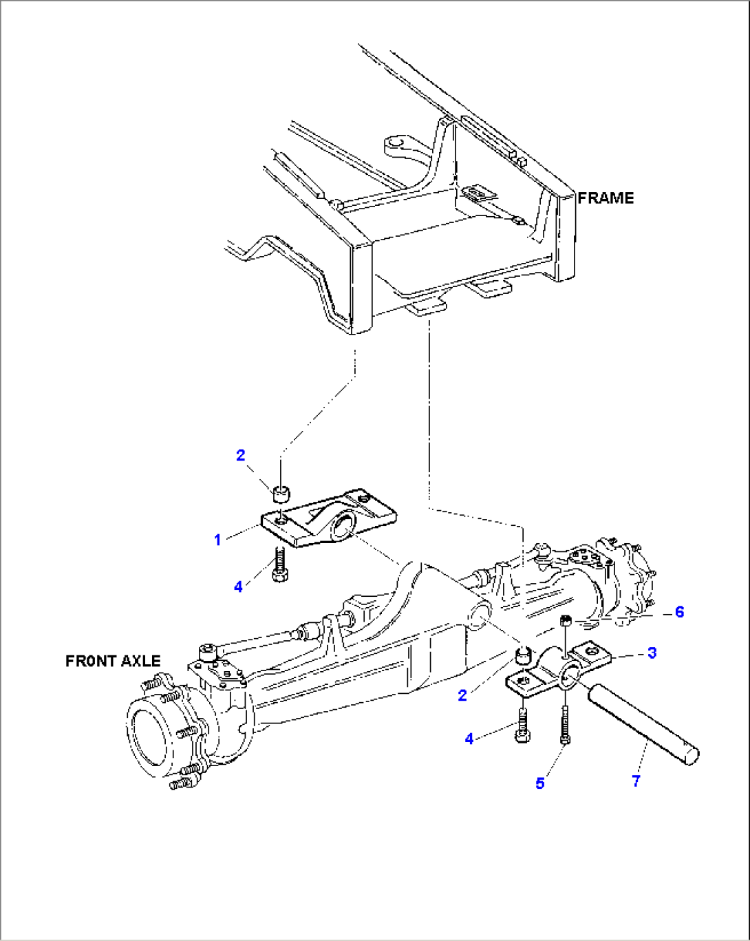 FRONT AXLE FIXING (2WD)