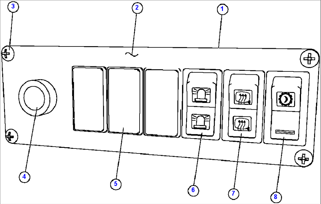 LOWER R.H. DASH MODULE
