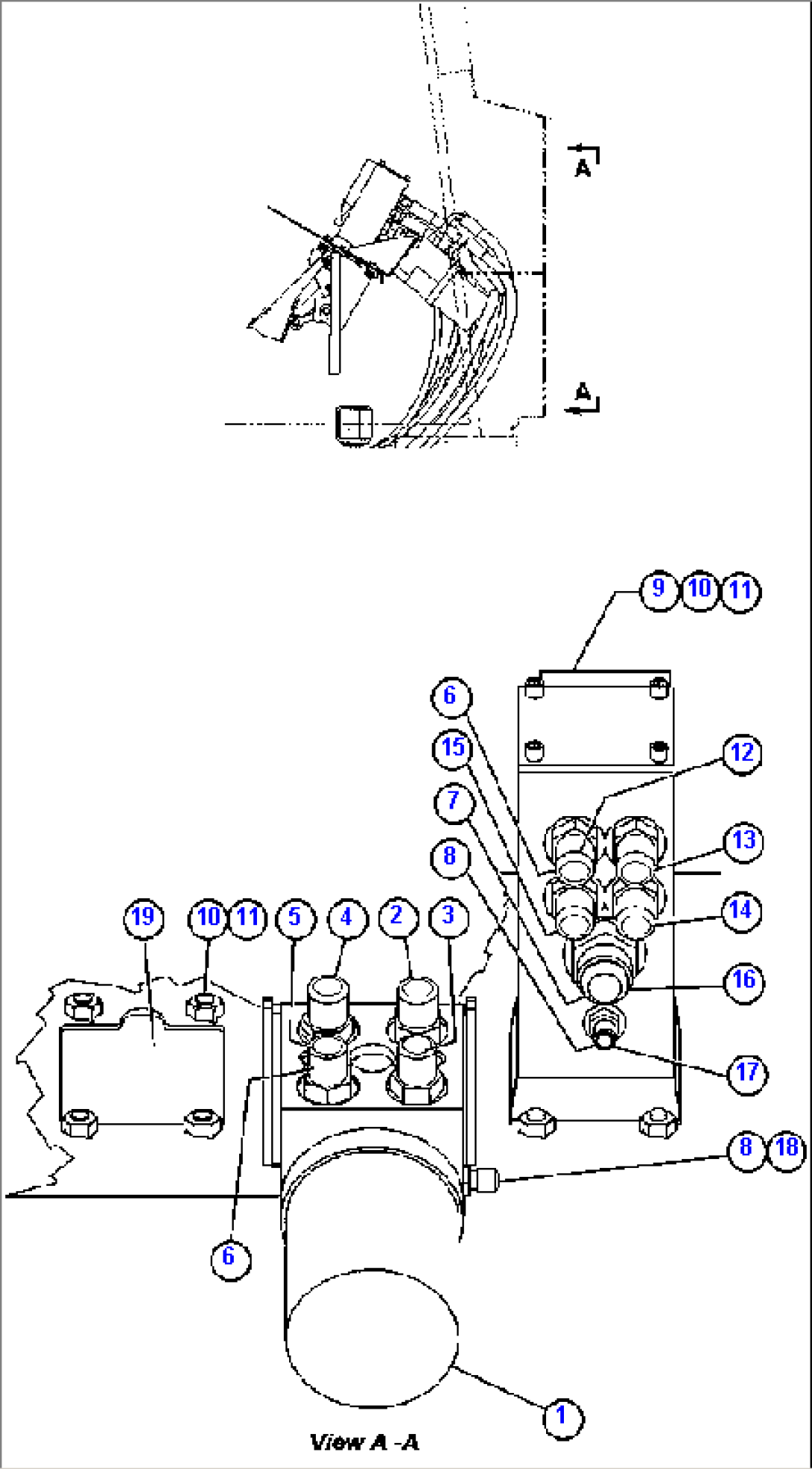 BRAKE/STEERING VALVE PIPING