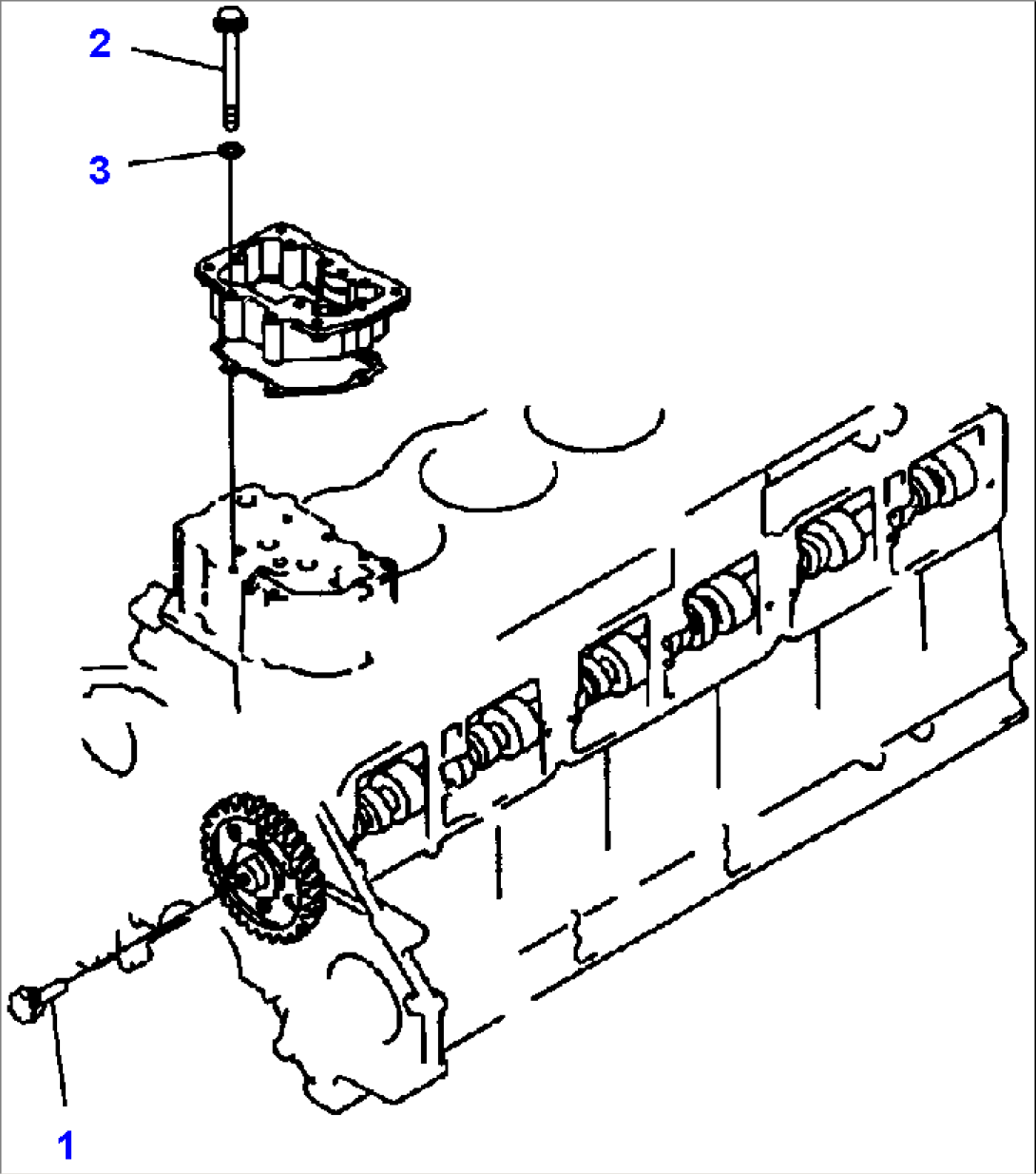 FIG. A2411-A3A1 TACHOMETER DRIVE - DRIVE GEAR