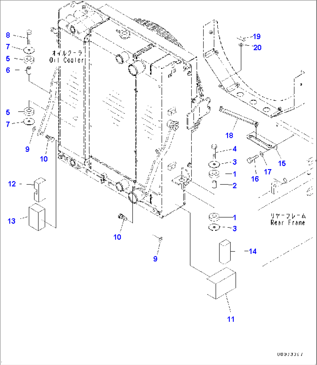 Radiator, Mounting (#75750-)