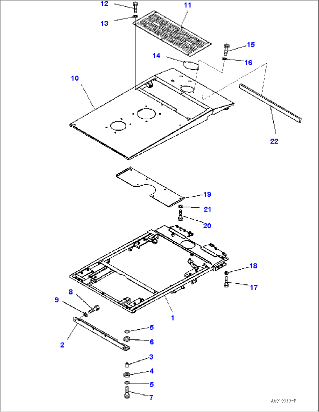 Engine Hood, Hood and Frame (#80001-)
