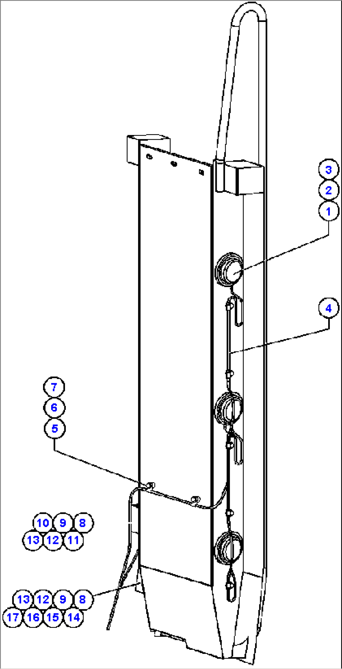 L.H. LADDER LIGHT INSTALLATION