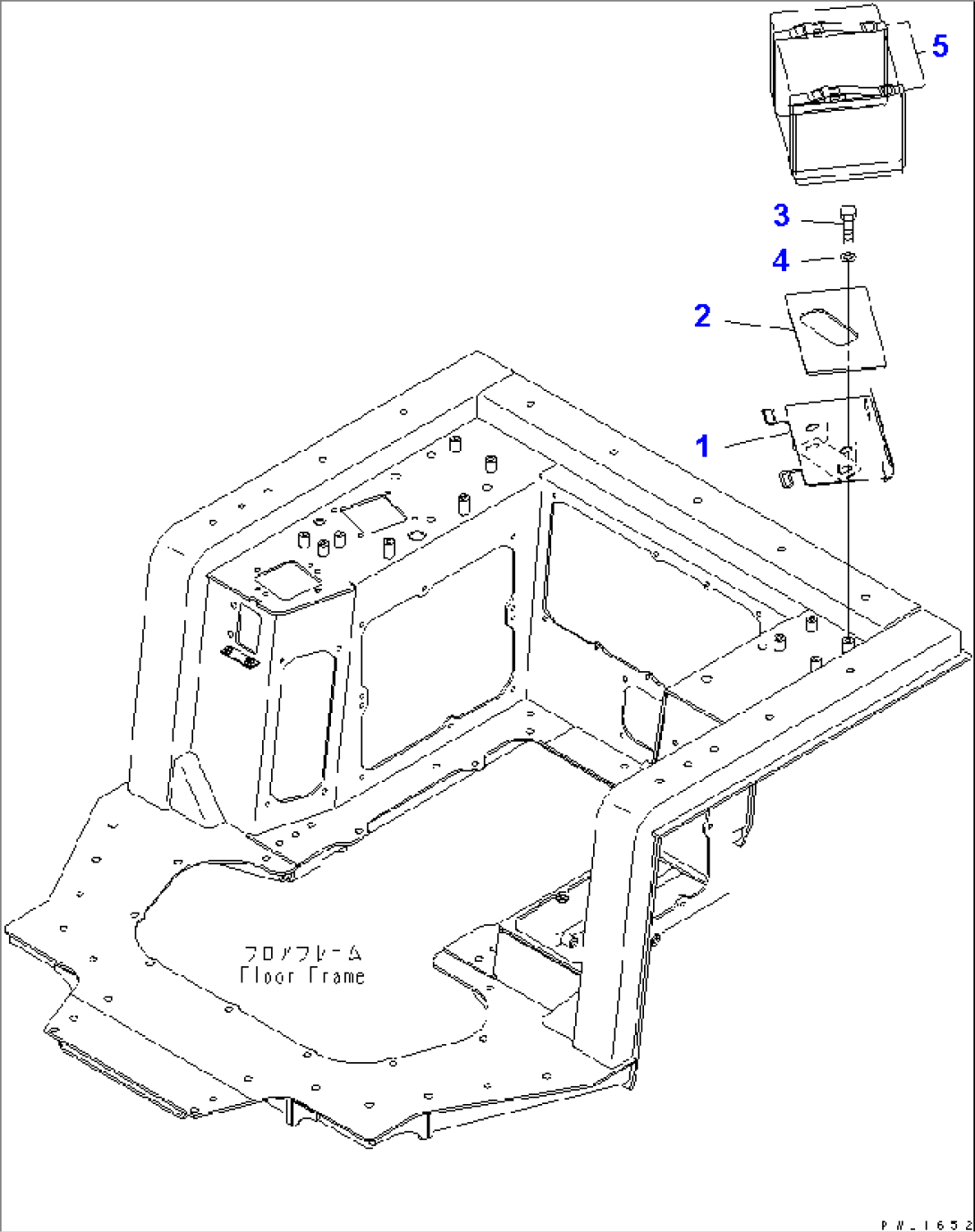 LUNCH BOX BRACKET (WITHOUT CAB)