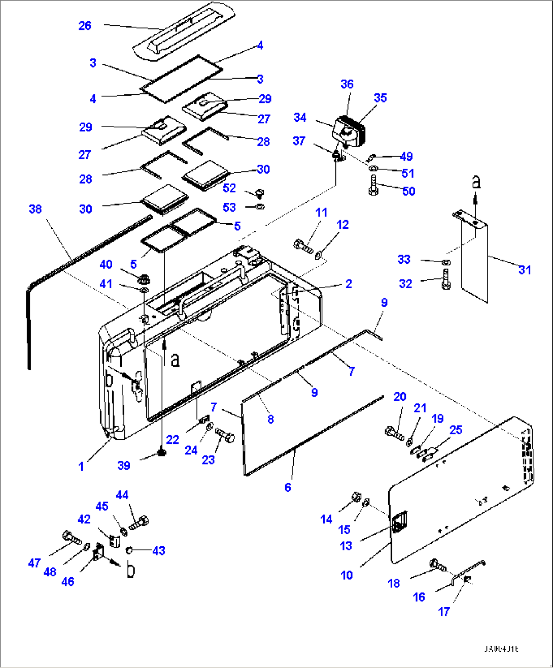Fender Cover, Battery Box Cover (#80001-80718)