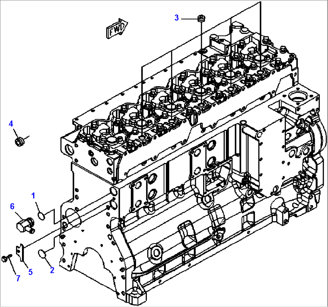 A2103-A3A2 CYLINDER BLOCK COOLANT HEATER PLUG