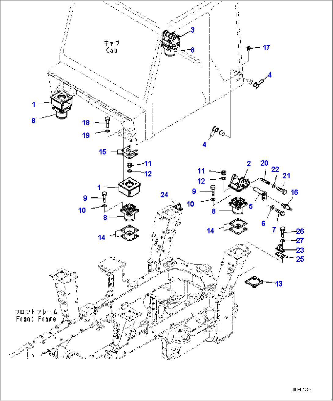Cab Mounting (#2785-)