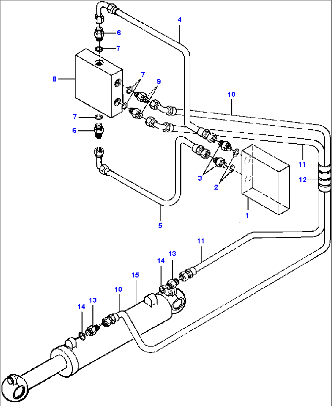 LEANING WHEEL CYLINDER ACTUATOR LINES