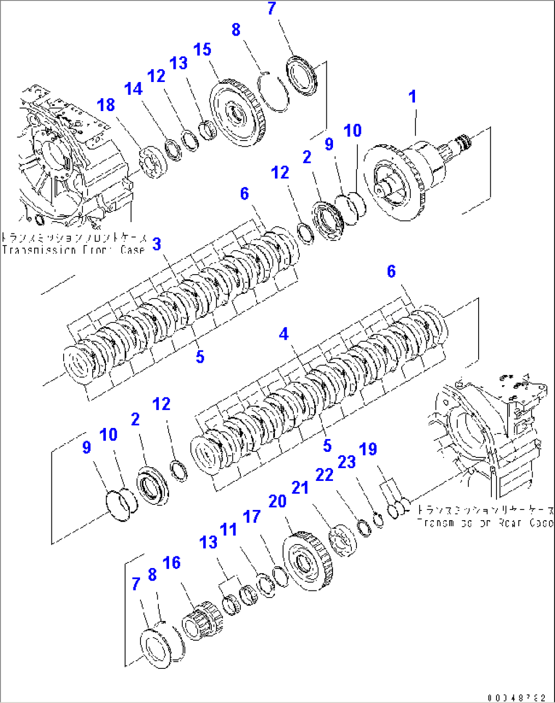 TRANSMISSION (FORWARD HIGH AND 1ST)(#2001-)