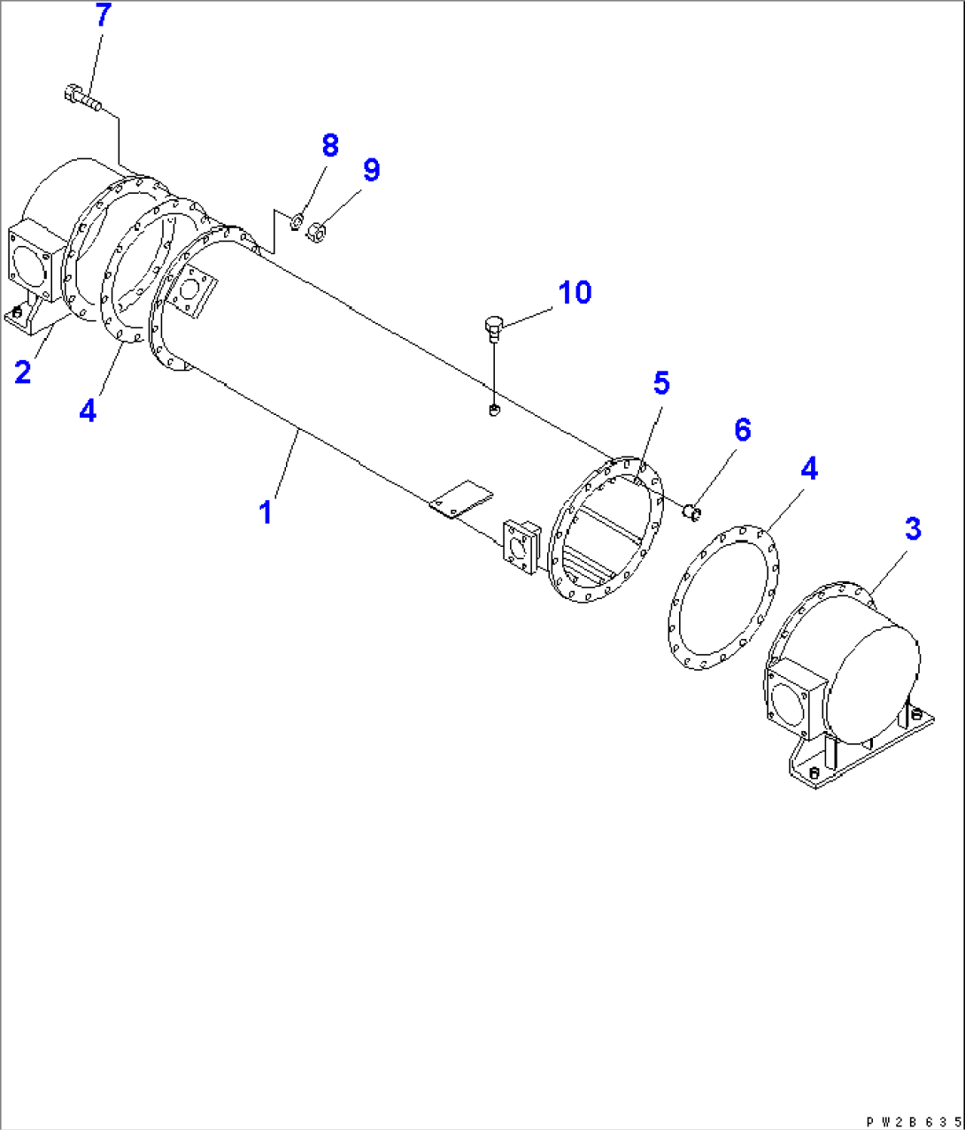 OIL COOLER (BRAKE)(INNER PARTS)