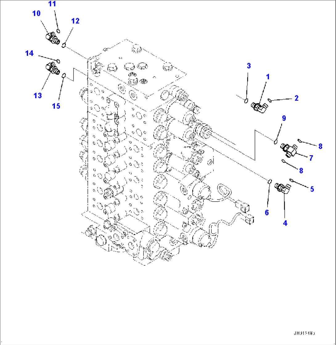 Control Valve, Connecting Parts (5/5) (#451080-)