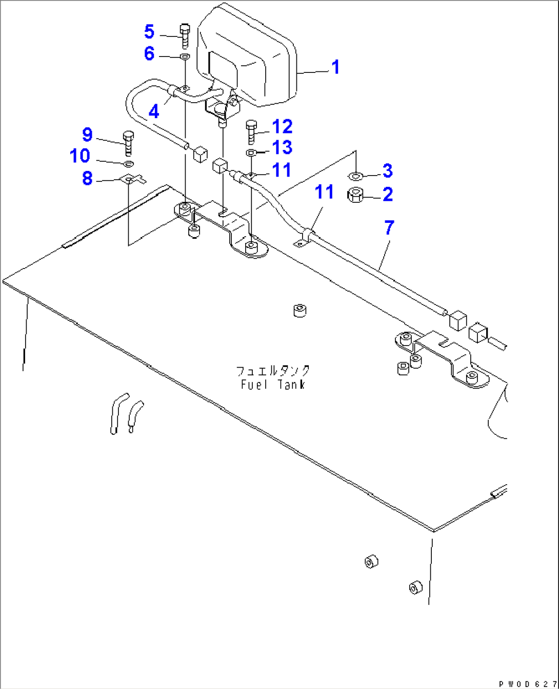 ADDITIONAL REAR LAMP(#65001-)