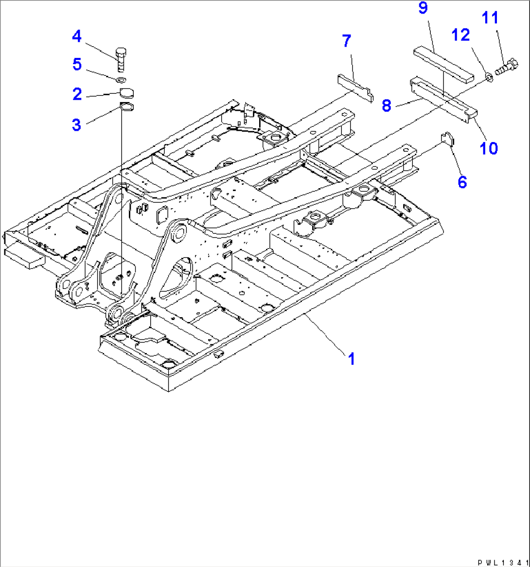 REVOLVING FRAME (FOR ADDITIONAL PIPING)(#12144-)