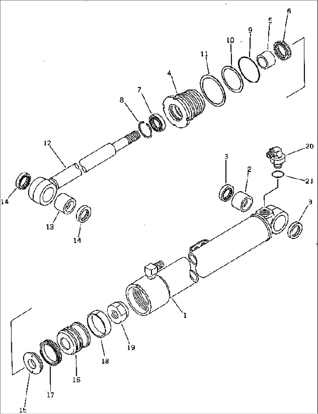 BOOM SWING CYLINDER