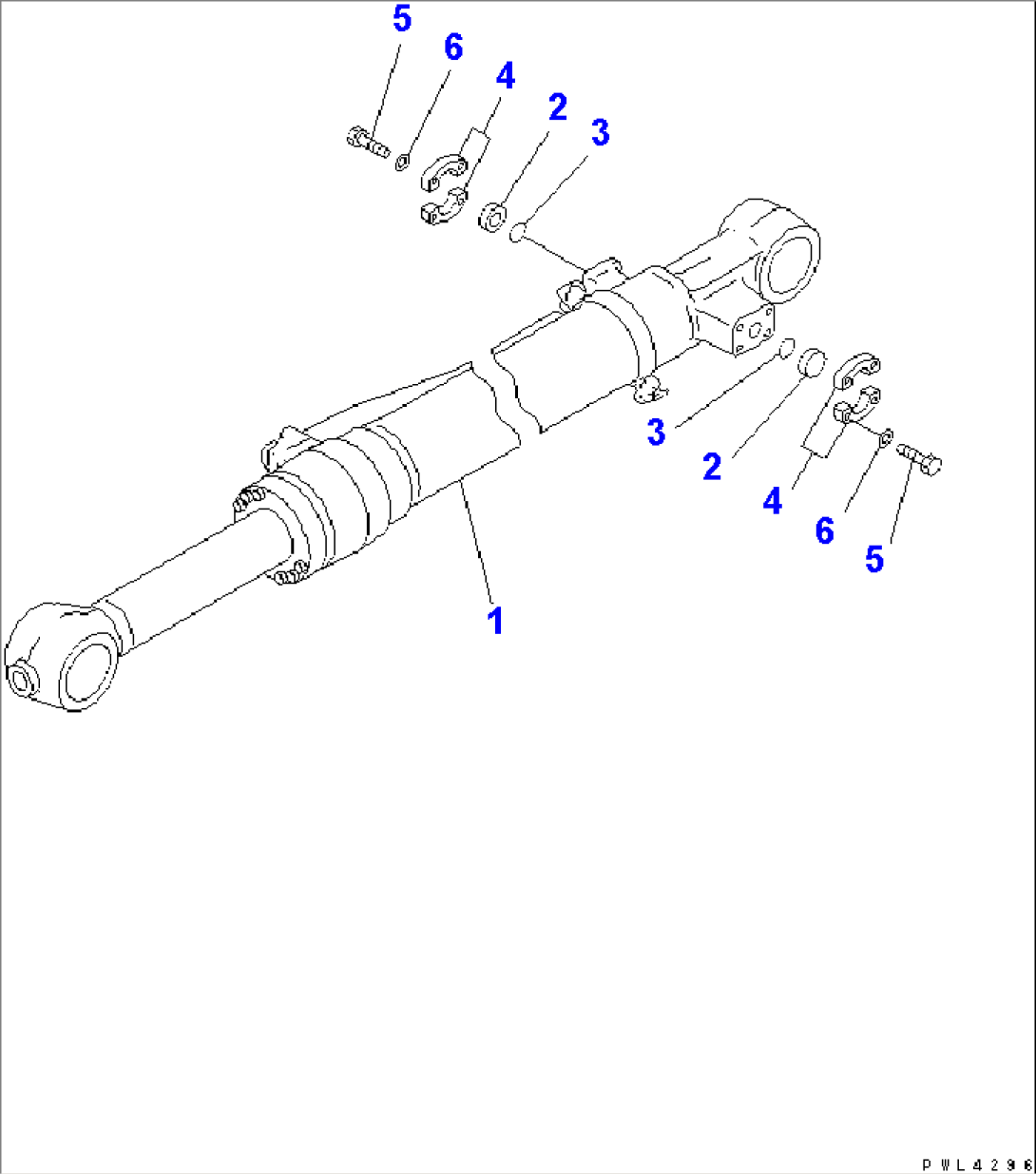 BUCKET CYLINDER (FOR COMPONENT)(#30916-)