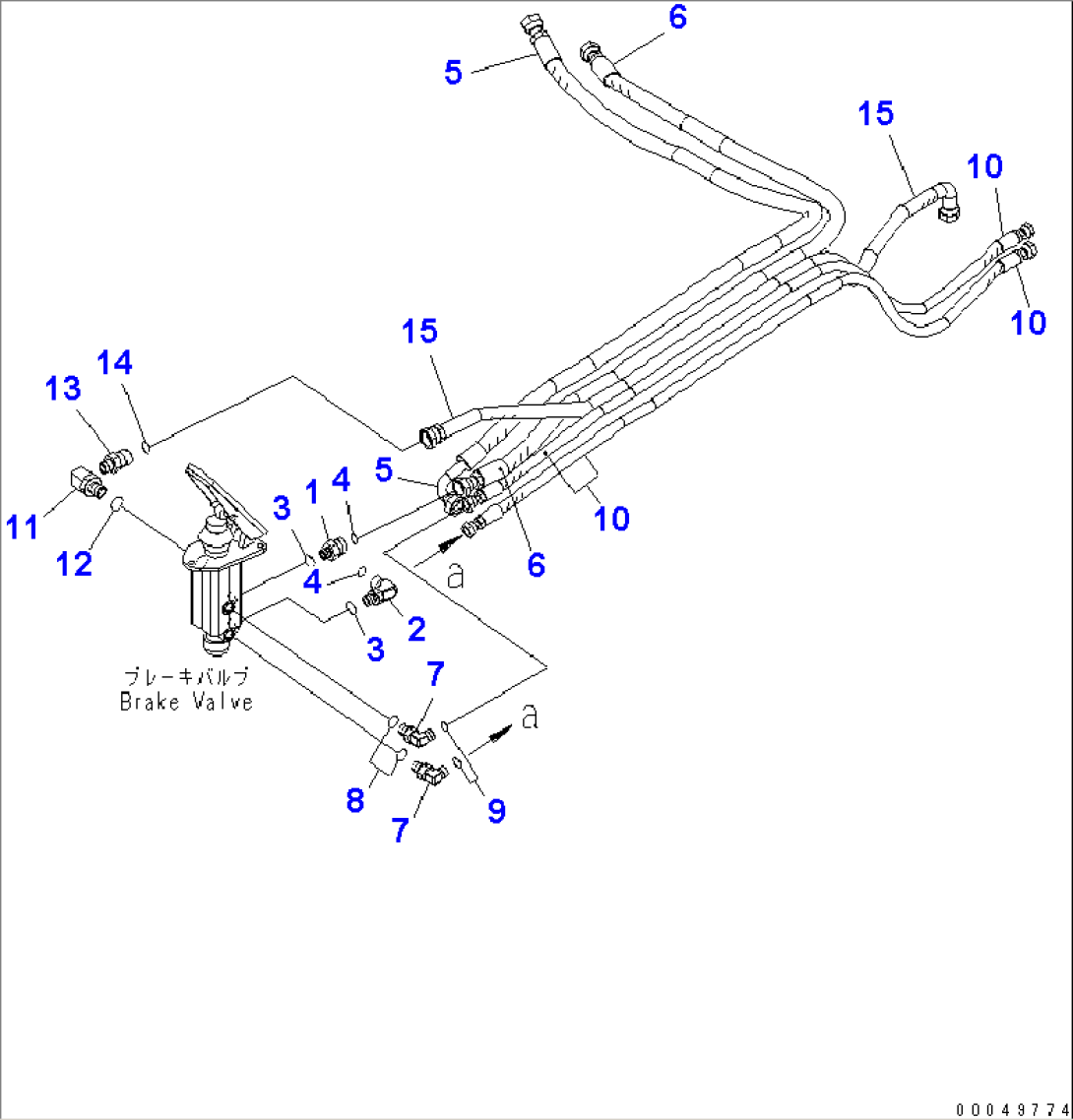 FLOOR (BRAKE PIPING)(#2001-2610)