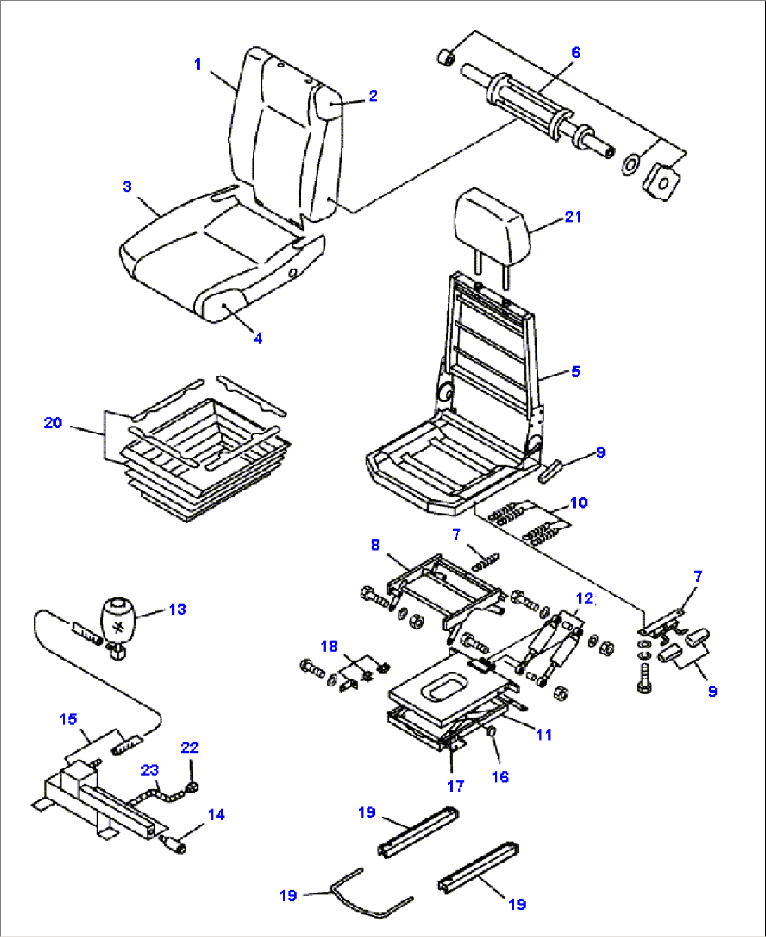 K0200-45A0 OPERATOR SEAT