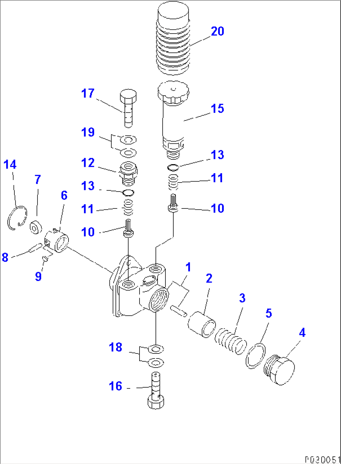 FUEL INJECTION PUMP (FEED PUMP) (INNER PARTS)(#26277757-)