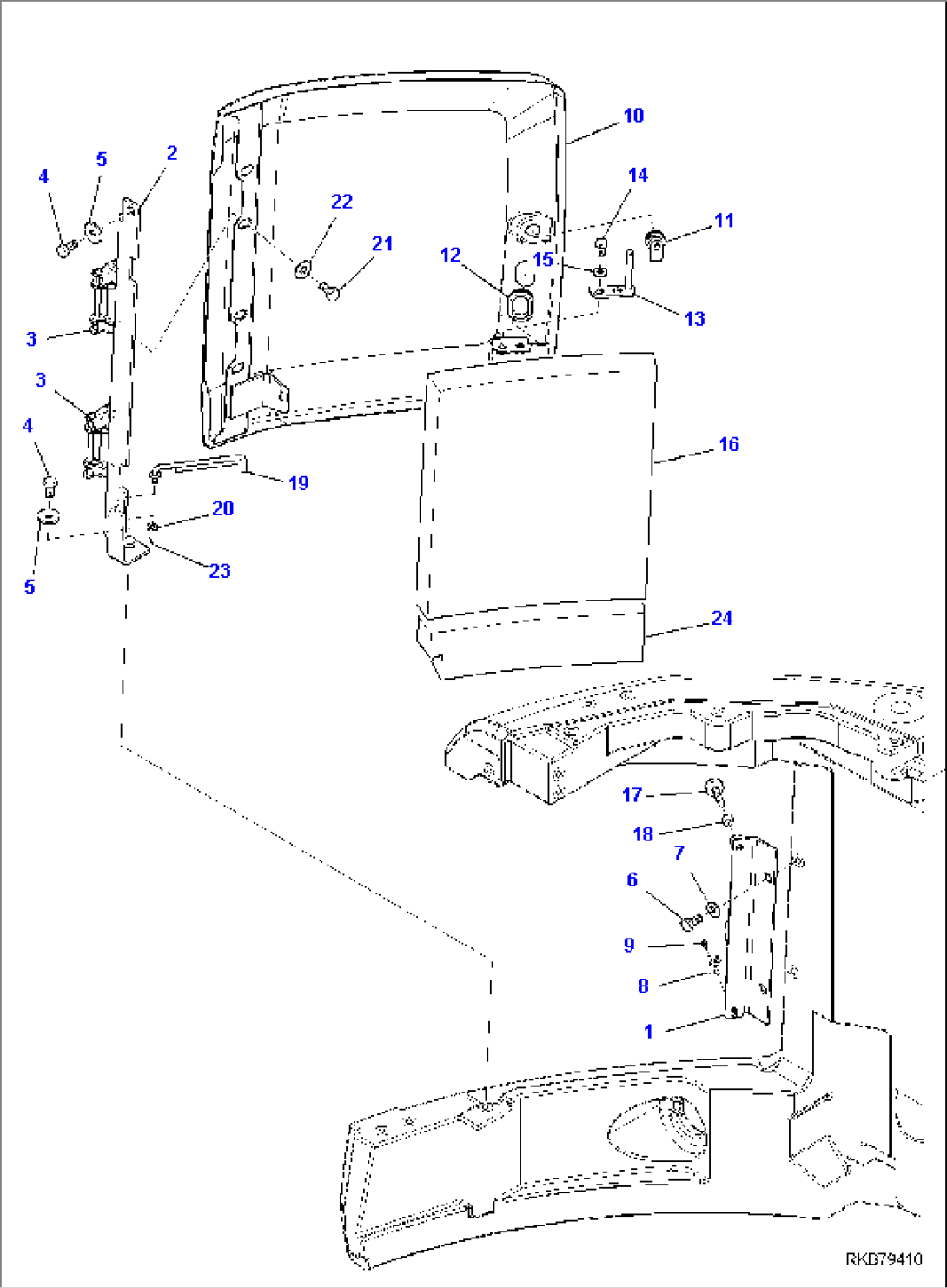 SIDE COVER, RIGHT SIDE, (2/3)