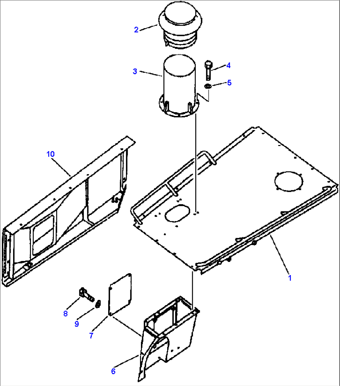 ENGINE HOOD FOR SANDY AND DUSTY TERRAIN