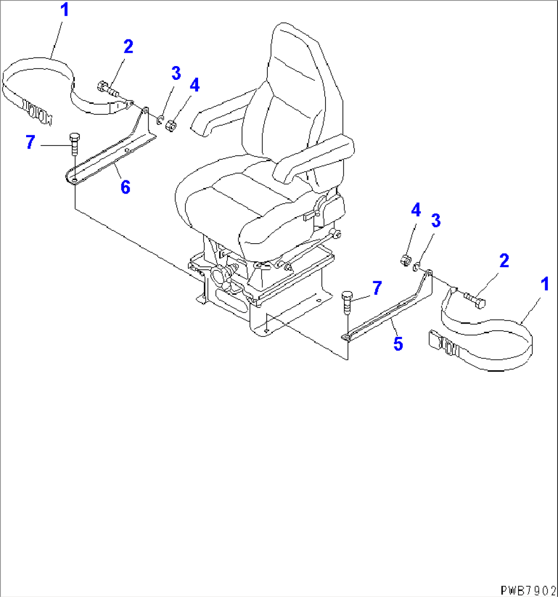 SEAT BELT(#10102-)