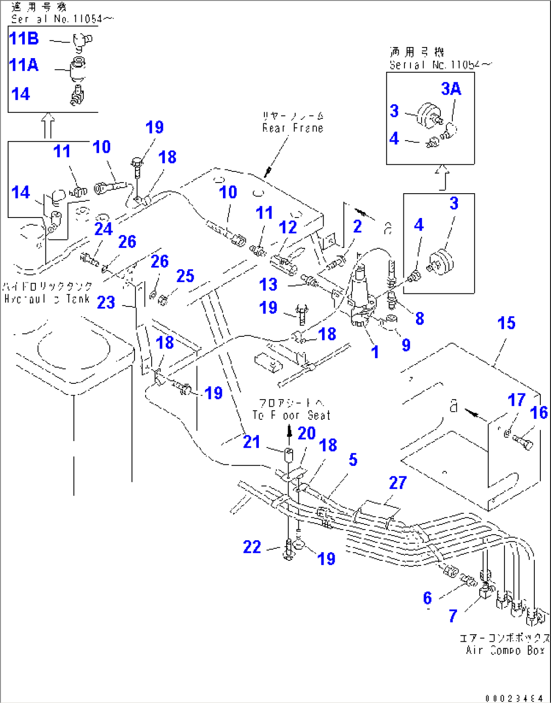 AIR PIPING (REGULATOR VALVE LINE)(#10868-11134)