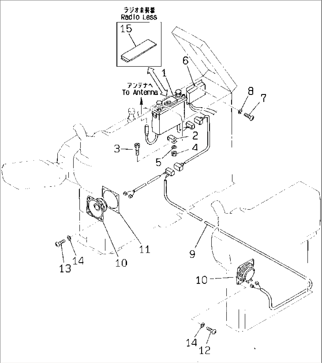ELECTRICAL SYSTEM (RADIO AND SPEAKER)