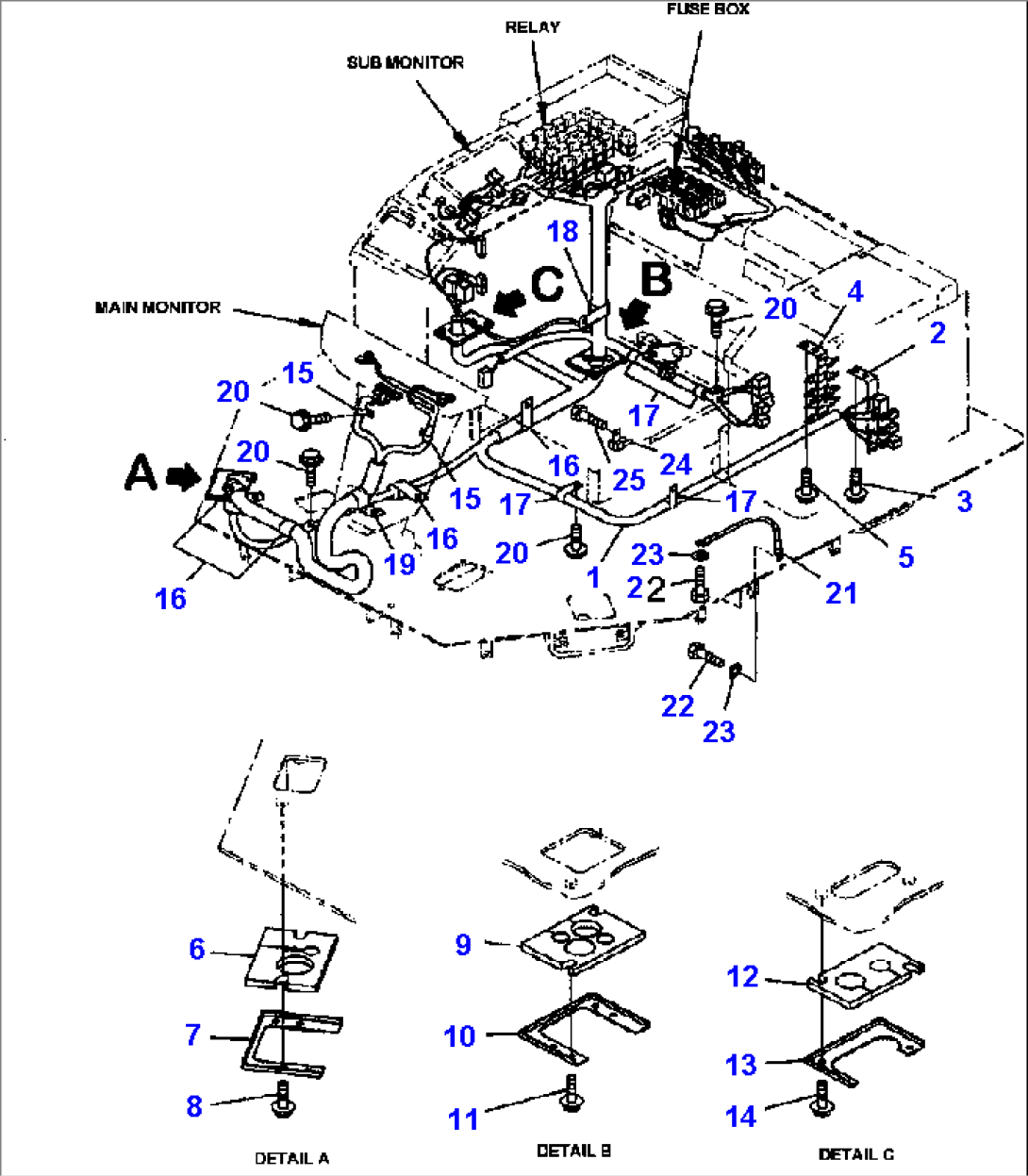 K4210-01A0 FLOOR HARNESS