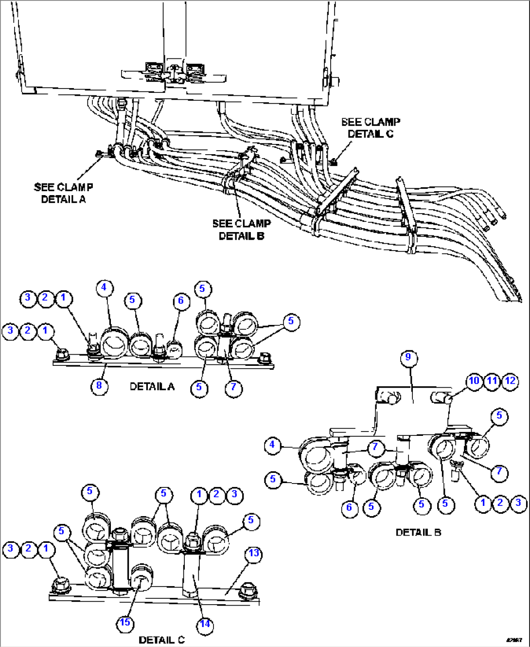 LH DECK PIPING ( 1/3)