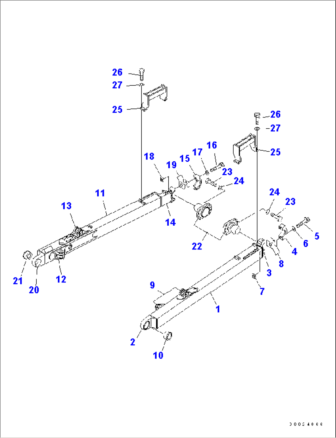 STRAIGHT FRAME (SEMI-U) (WIDE GUAUGE SPEC.)
