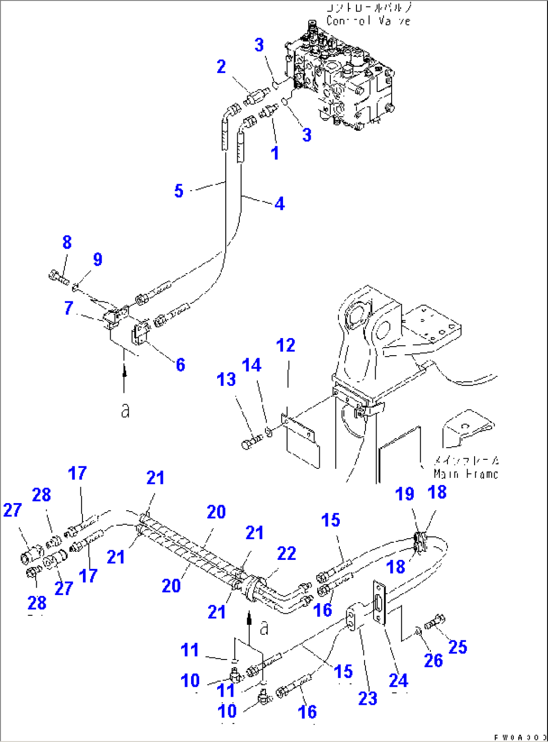 TILT LINE (FOR STRAIGHT TILT DOZER)