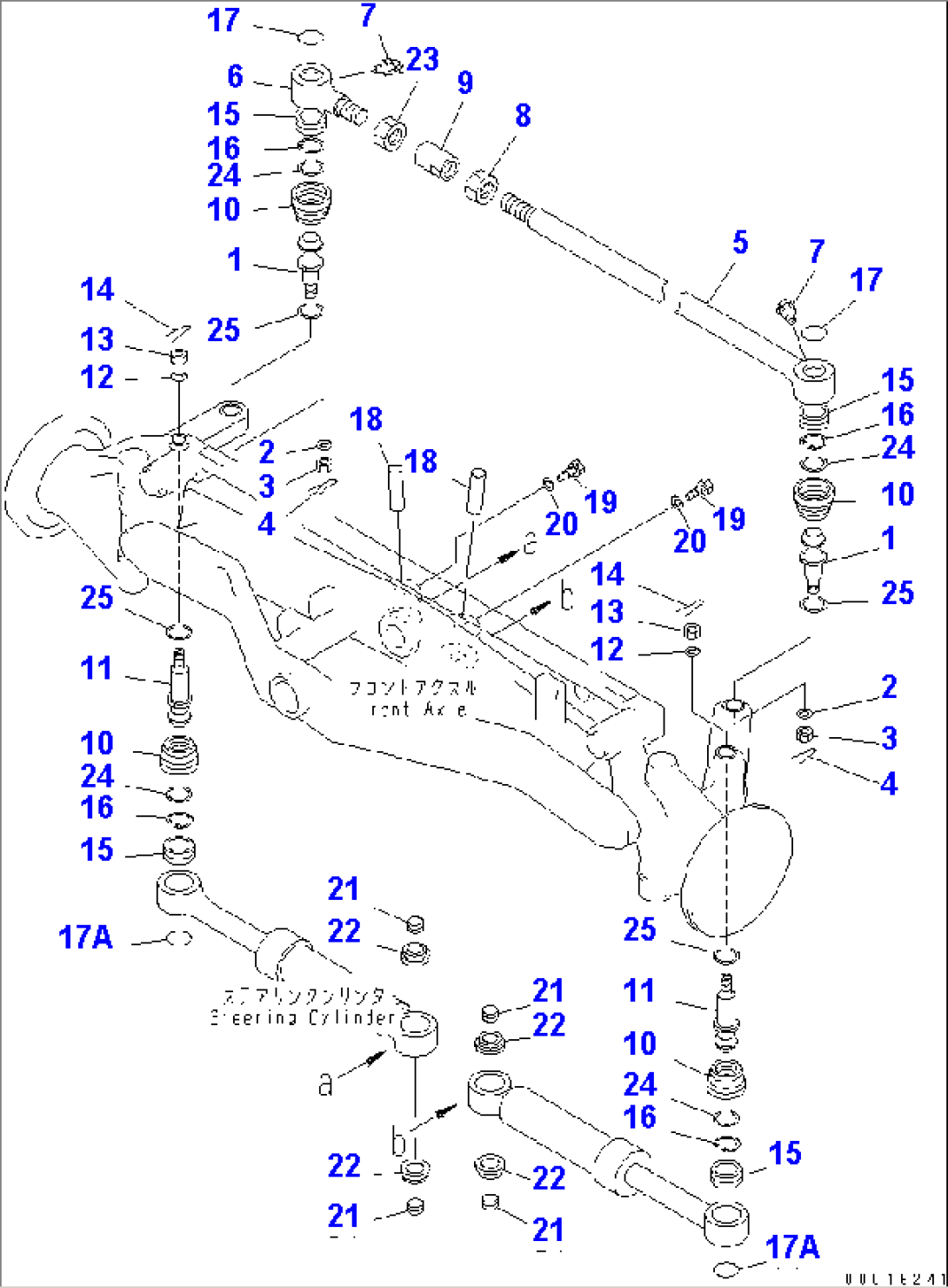FRONT AXLE (3/3)(#.-)