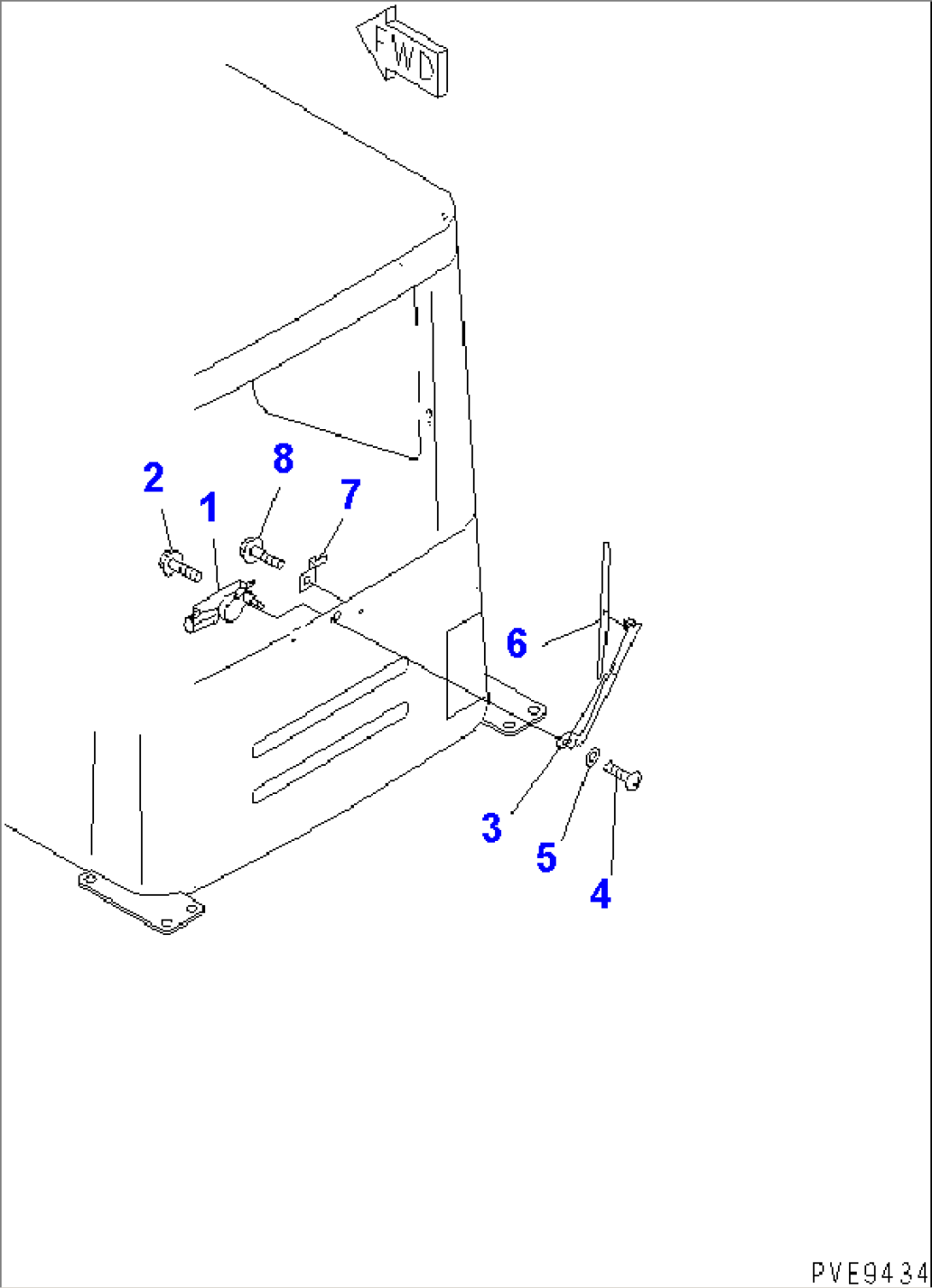 ROPS CAB (REAR WIPER)